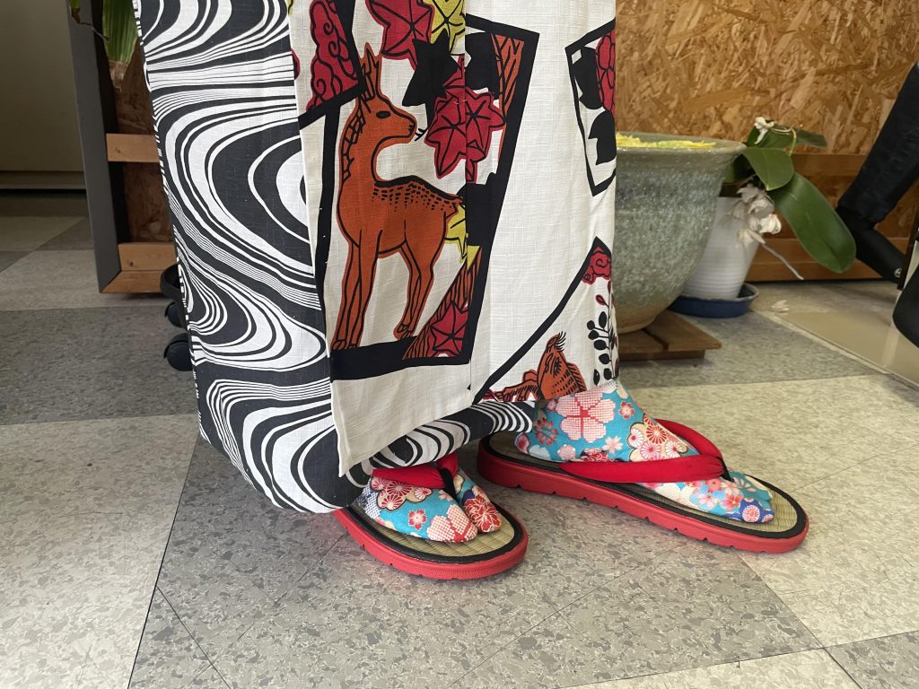 體驗時尚的「SAMURAI TABI」（知名足袋品牌）。