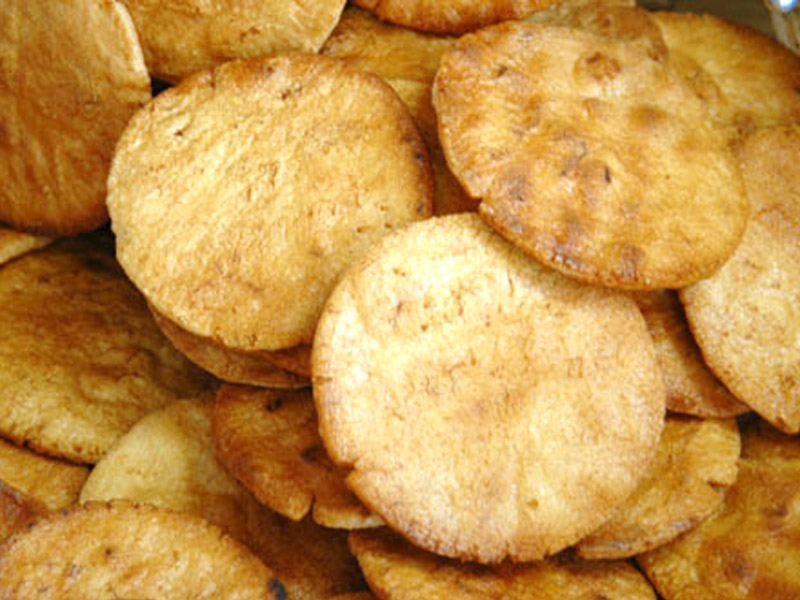 Traditional Japanese snack: “Soka Senbei”