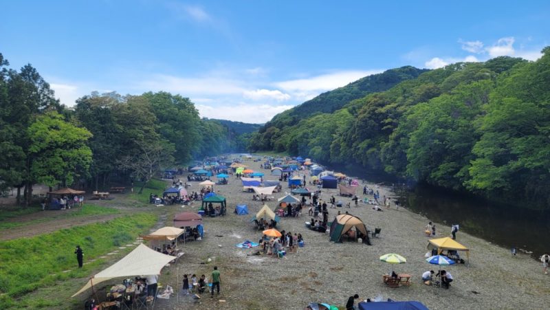 嵐山溪谷烤肉區