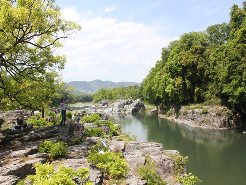 Nagatoro Iwadatami Rocks – Downstream boating