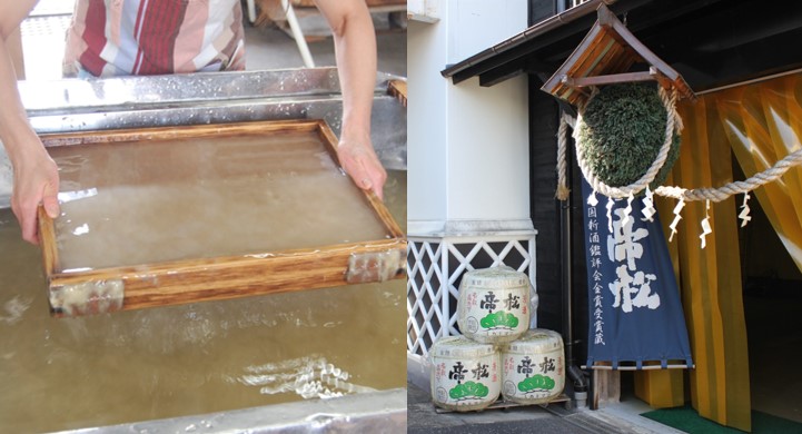 Washi Paper Experience & Sake Brewing Tour